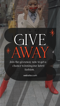 Fashion Giveaway Instagram Story