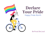 Declare Your Pride Postcard