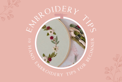 Embroidery Sale Pinterest Cover Image Preview