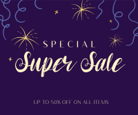 Special Super Sale  Facebook Post