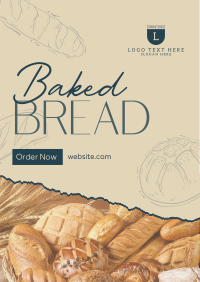 Baked Bread Bakery Flyer