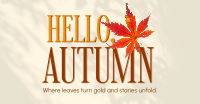 Cozy Autumn Greeting Facebook Ad