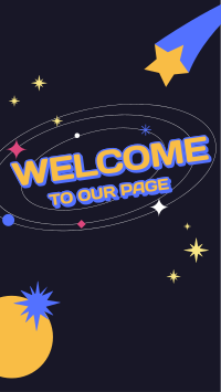 Galaxy Generic Welcome Instagram Story Design