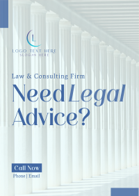 Legal Consultant Flyer