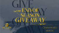 End Season Giveaway Video Design