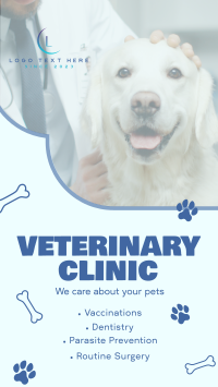 Professional Veterinarian Clinic Instagram Story