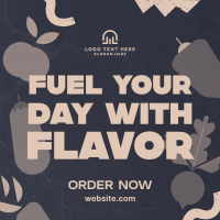 Food Flavors Quote Instagram Post Design