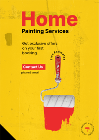 Home Paint Service Poster