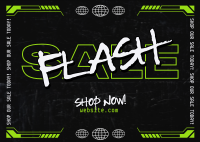 Urban Flash Sale Postcard Design