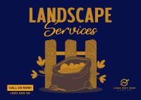 Lawn Care Services Postcard