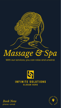 Cosmetics Spa Massage Instagram Story