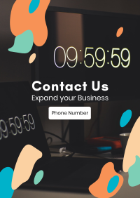 Creative Agency Contact Poster