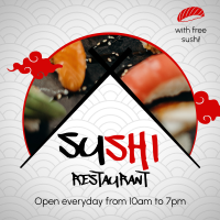 Sushi Platter Instagram Post