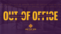 Minimalist Out Of Office Facebook Event Cover