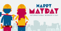 May Day Workers Event Facebook Ad