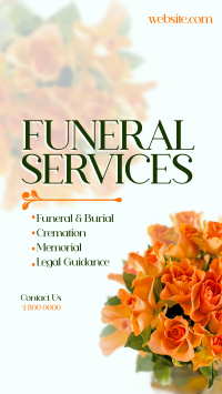 Funeral Home Facebook Story example 1