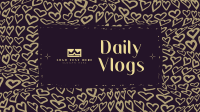 Hearts Daily Vlog YouTube Banner