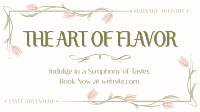 Floral Fancy Restaurant Animation