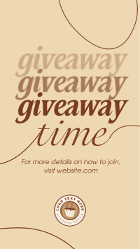 Elegant Giveaway Snapchat Design