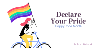 Declare Your Pride Twitter Post