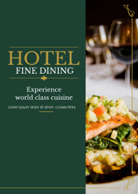 Hotel Fine Dining Flyer