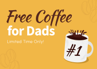 Father's Day Coffee Postcard