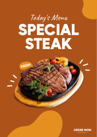 Special Steak Poster