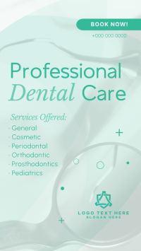 Professional Dental Care Services Instagram Story