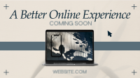 Website Launch Minimalist Animation