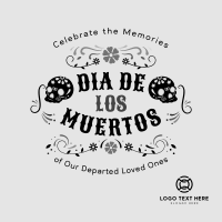 Dia De Los Muertos Instagram Post example 2