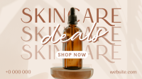 Minimalist Skincare Deals Video Design