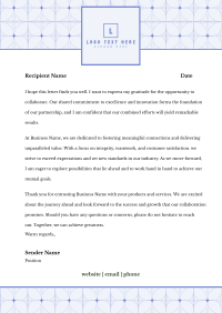 Corporate Letterhead example 2