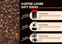 Coffee Gift Ideas Postcard