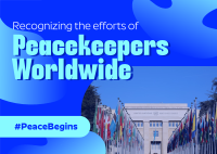 International Day of United Nations Peacekeepers Postcard