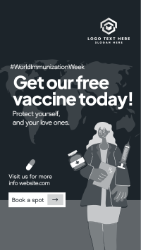 Free Vaccine Shots Instagram Story