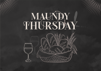 Maundy Thursday Supper Postcard