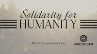 Simple Humanitarian Day Animation