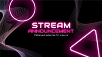 Neon Gaming Stream YouTube Banner