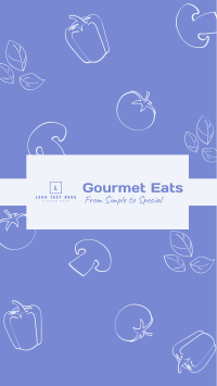 Gourmet Eats Instagram Story