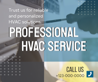 Professional HVAC Services Facebook Post