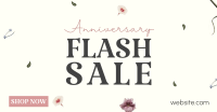 Anniversary Flash Sale Facebook Ad