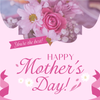 Mother's Day Lovely Bouquet Instagram Post Design