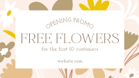 Free Flowers For You! Animation Design