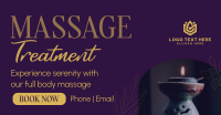 Massage Treatment Wellness Facebook Ad