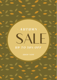 Autumn Flash Sale Poster