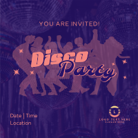 Disco Fever Party Instagram Post