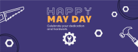 May Day Message Facebook Cover Image Preview