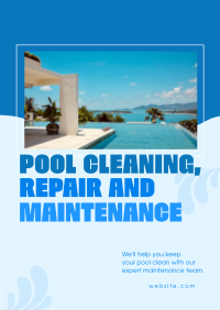 Pool Maintenance Poster example 3