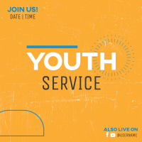 Youth Service Instagram Post
