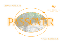 Passover Seder Minimalist  Postcard Design